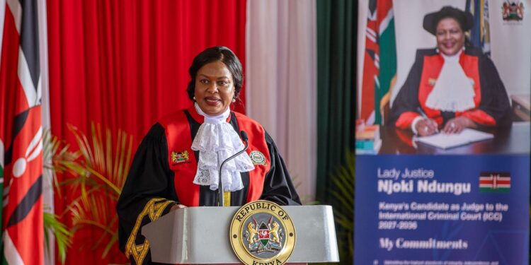 Kenya Launches Njoki Ndung’u’s ICC Bid as Ruto Backs Her Candidature
