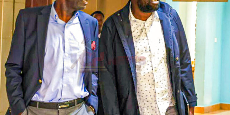 MCA Robert Alai and and Veteran Broadcaster Fred Obachi Share a Meal with Lawyers Despite Heated Court Battle