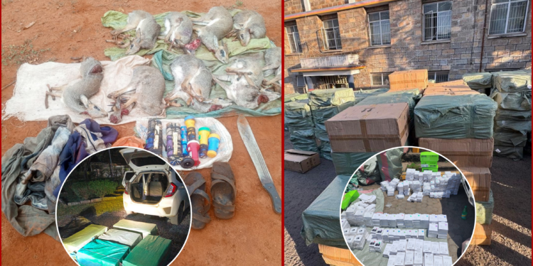 29 Arrested as Multi-Agency Operation Uncovers KSh 62.7 Million in Suspected Contraband