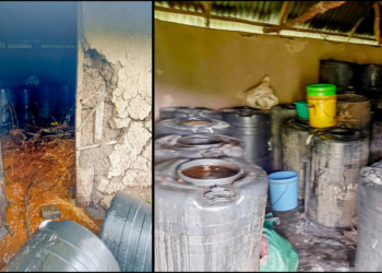 Police Destroy 6,510 Litres of Kangara in Kisii Illicit Brewing Crackdown