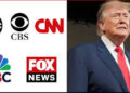 US Investigates Five TV Networks Over Suspension of Trump Coverage